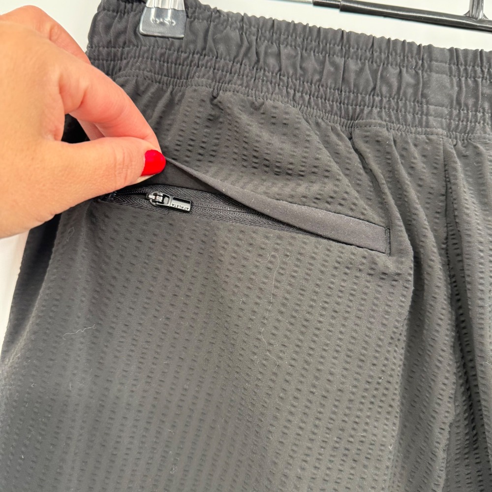 Athleta Textured Brooklyn Jogger Pants Black Womens Size 8 Athletic Casual - Picture 8 of 11
